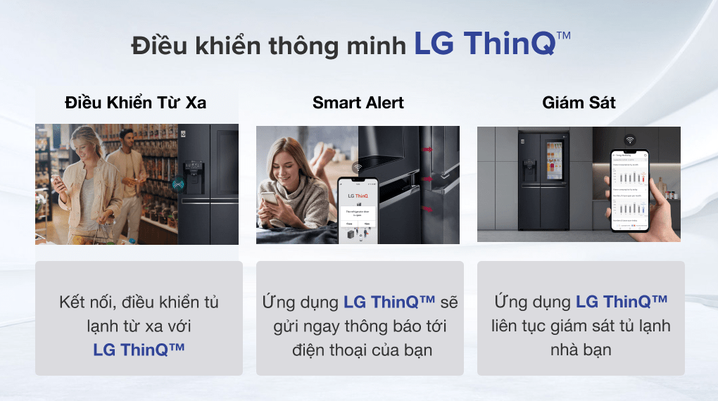 Tủ lạnh LG Inverter 496 lít GR-X22MB - LG ThinQ