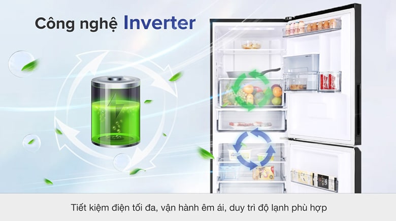 Tủ lạnh Panasonic Inverter 255 lít NR-BV280WKVN - Công nghệ Inverter