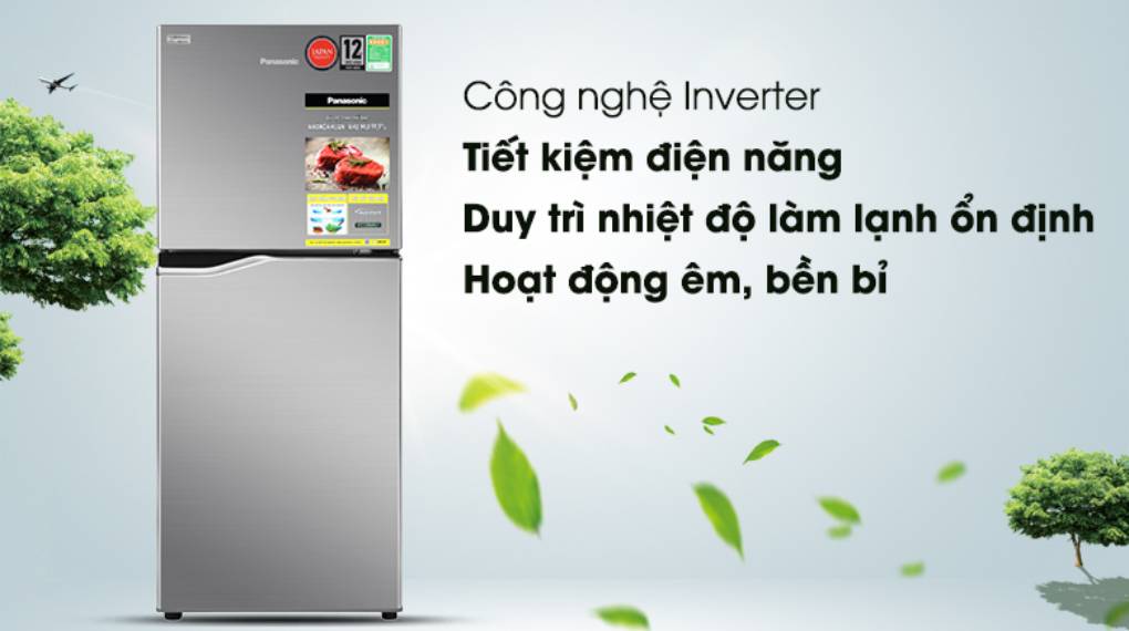 Tủ lạnh Panasonic Inverter 170 lít NR-BA190PPVN - Vận hành êm ái, bền bỉ với công nghệ Inverter