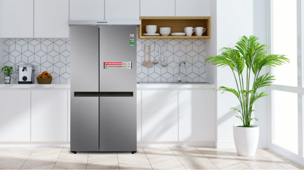 Tủ lạnh LG Inverter 649 Lít GR-B257JDS - Thiết kế
