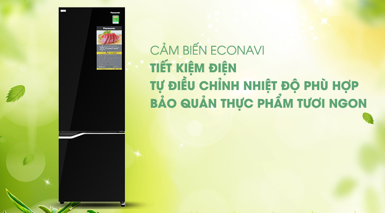 Công nghệ Econavi - Tủ lạnh Panasonic Inverter 322 lít NR-BV360GKVN