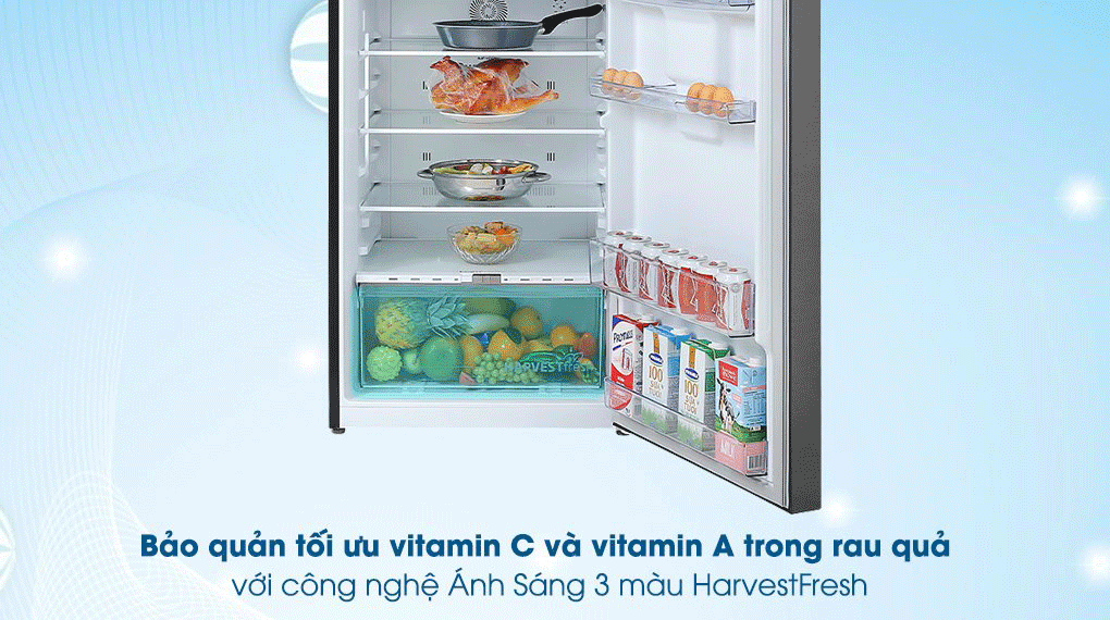 Công nghệ ánh sáng 3 màu - Tủ lạnh Beko Inverter 375 lít RDNT401E50VZDK Mới 2020