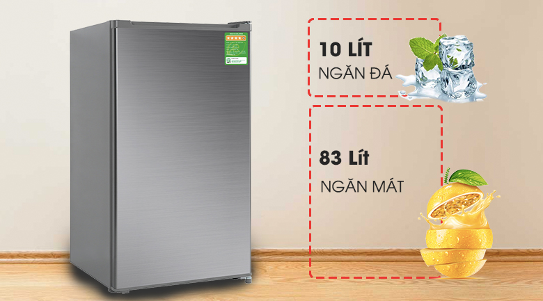 Dung tích 93 lít - Tủ lạnh Beko 93 lít RS9051P