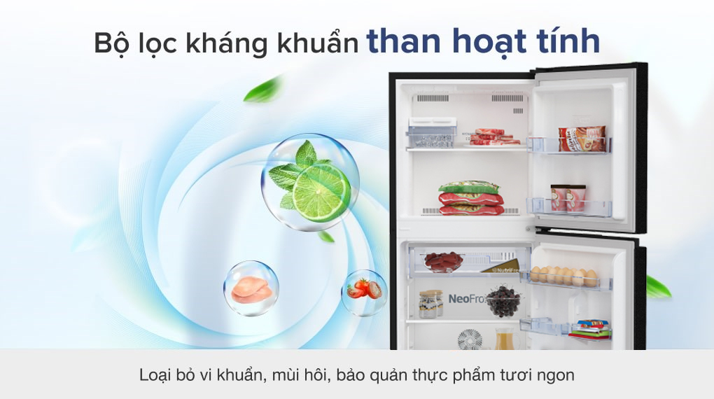 Tủ lạnh Beko Inverter 250 lít RDNT271I50VHFSU - Công nghệ kháng khuẩn khử mùi