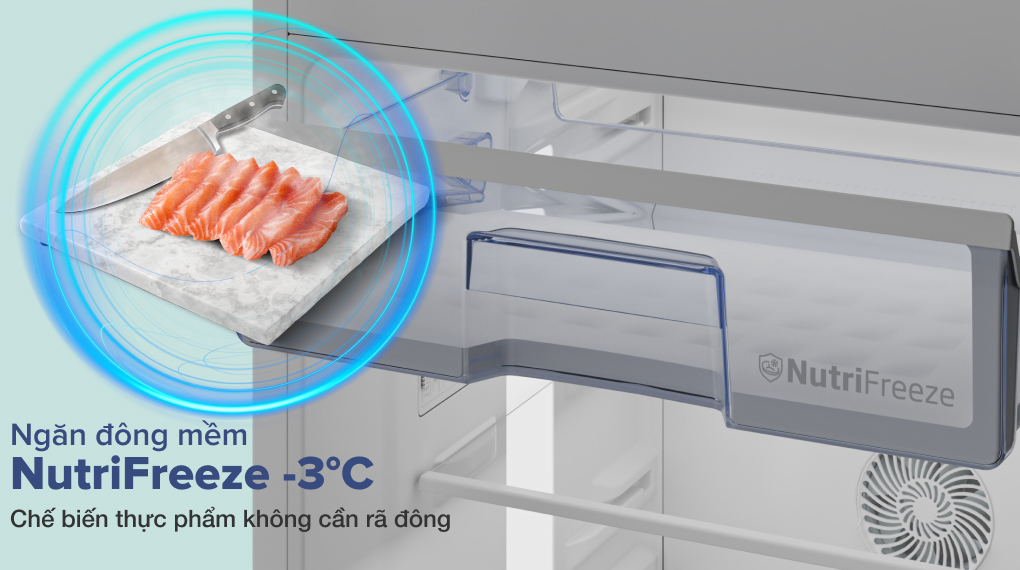 Tủ lạnh Beko Inverter 375 lít RDNT401E50VZDHFSU - Ngăn đồng mềm NutriFreeze -3°C