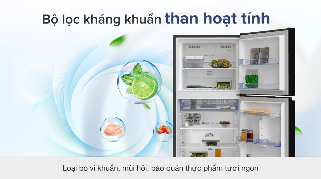 Tủ lạnh Beko Inverter 375 lít RDNT401I50VHFSU - Công nghệ kháng khuẩn khử mùi