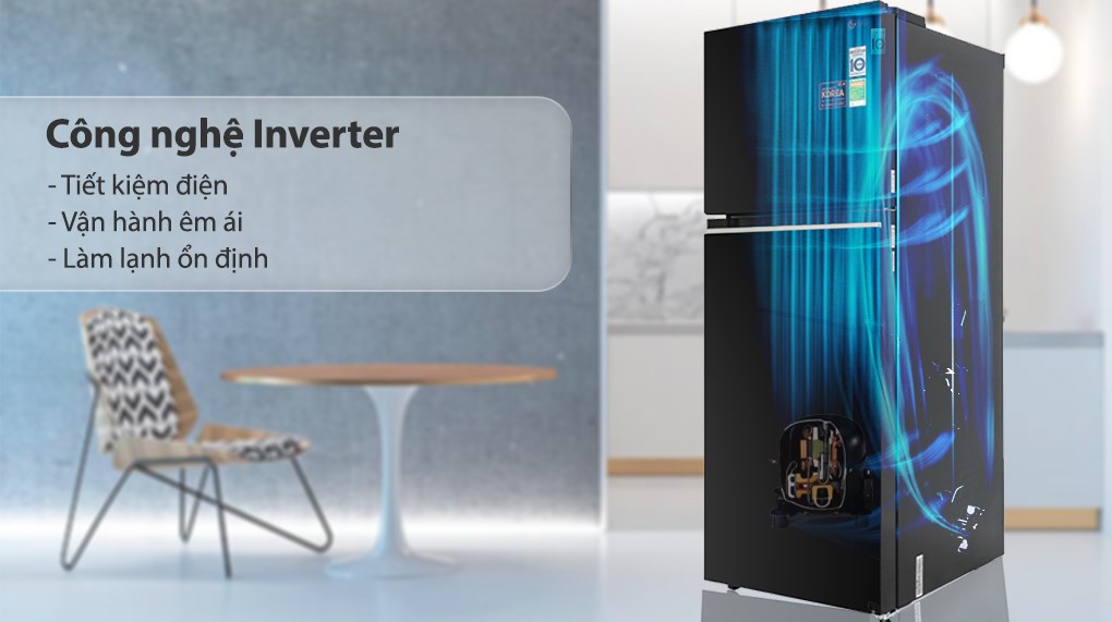 Tủ lạnh LG Inverter 315 Lít GN-M312BL - Công nghệ Inverter