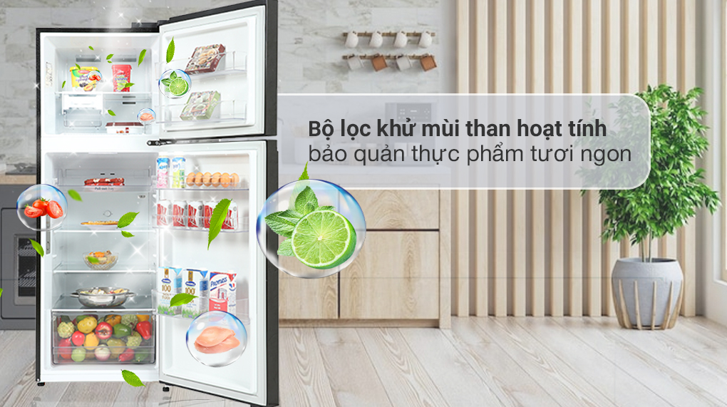 Tủ lạnh LG Inverter 315 Lít GN-M312BL - Công nghệ kháng khuẩn, khử mùi