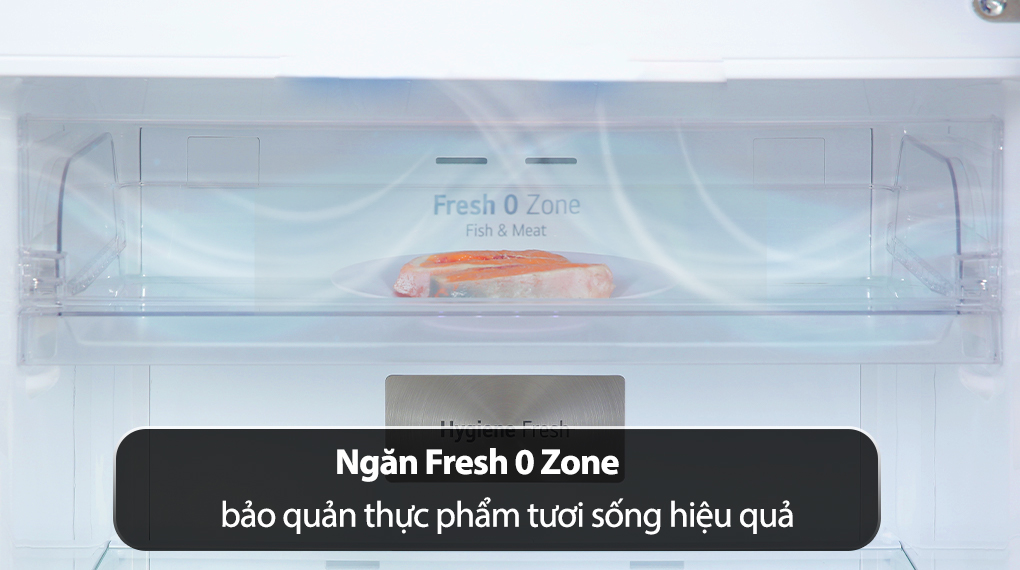 Tủ lạnh LG Inverter 394 lít GN-D392BLA - Ngăn Fesh 0 zone