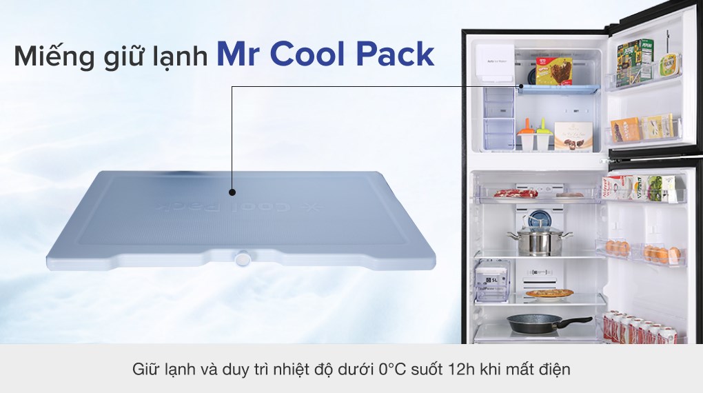 Tủ lạnh Samsung Inverter 360 lít RT35K50822C/SV - Miếng giữ lạnh Mr Cool Pack 