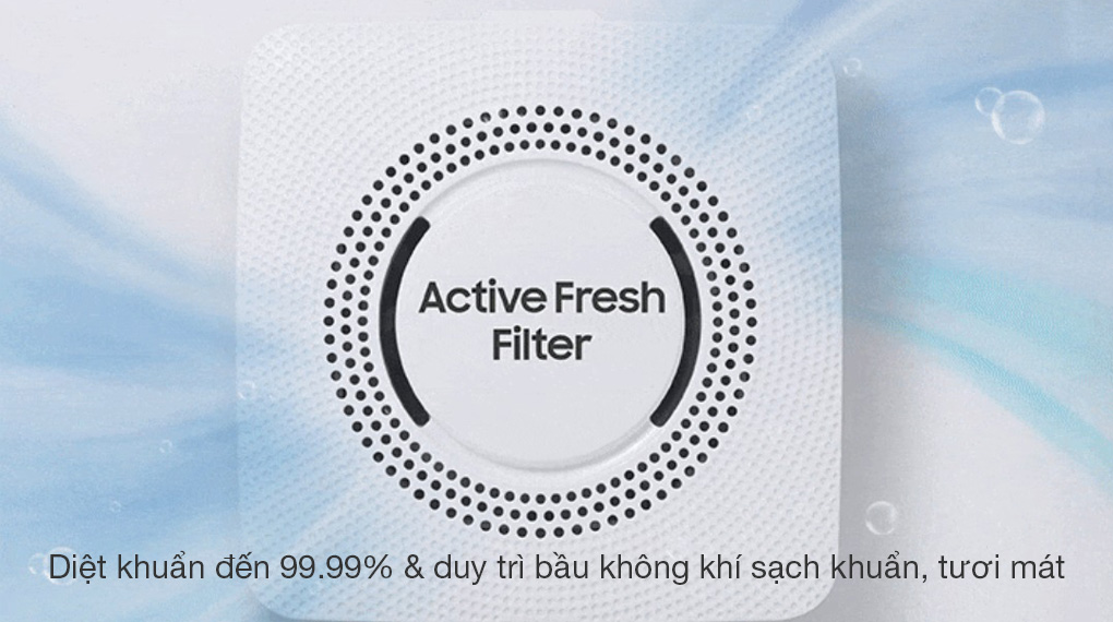 Tủ lạnh Samsung Inverter 406 lít RT42CB6784C3SV - Hệ thống lọc Active Fresh Filter diệt khuẩn đến 99.99% duy trì độ tươi ngon thực phẩm tốt hơn