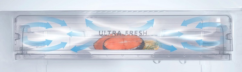 Ngăn làm lạnh Ultra Fresh - Tủ lạnh Toshiba Inverter 555 lít GR-AG58VA (X)