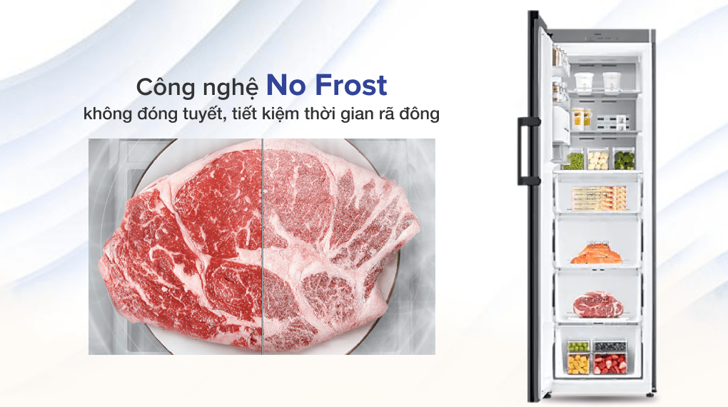 Tủ lạnh Samsung Inverter 323 lít RZ32T744535/SV - Công nghệ No Frost