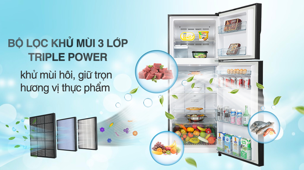 Tủ lạnh Hitachi Inverter 366 lít R-FVX480PGV9 MIR - Công nghệ khử khuẩn
