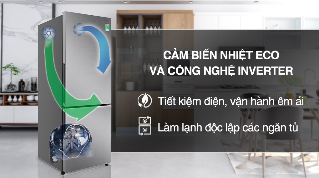 Tủ lạnh Hitachi Inverter 275 lít R-B330PGV8 BSL - Công nghệ tiết kiệm điện