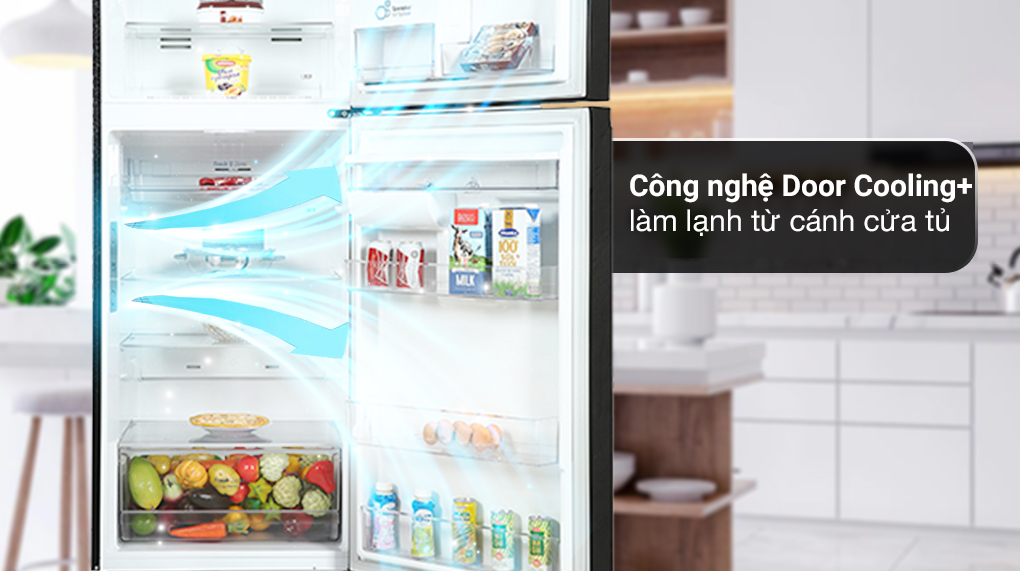 Tủ lạnh LG Inverter 374 lít GN-D372BLA - công nghệ Doorcoling