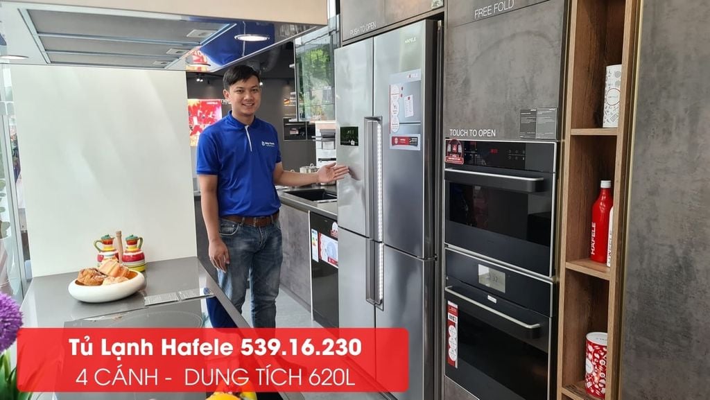 Tủ lạnh 4 Cánh Hafele HF-SBSIB 539.16.230 - hình 2