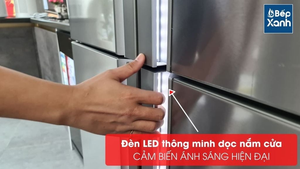 Tủ lạnh 4 Cánh Hafele HF-SBSIB 539.16.230 - hình 3