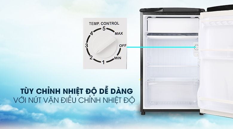 Tủ lạnh Aqua 90 lít AQR-D99FA (BS) - hình 4
