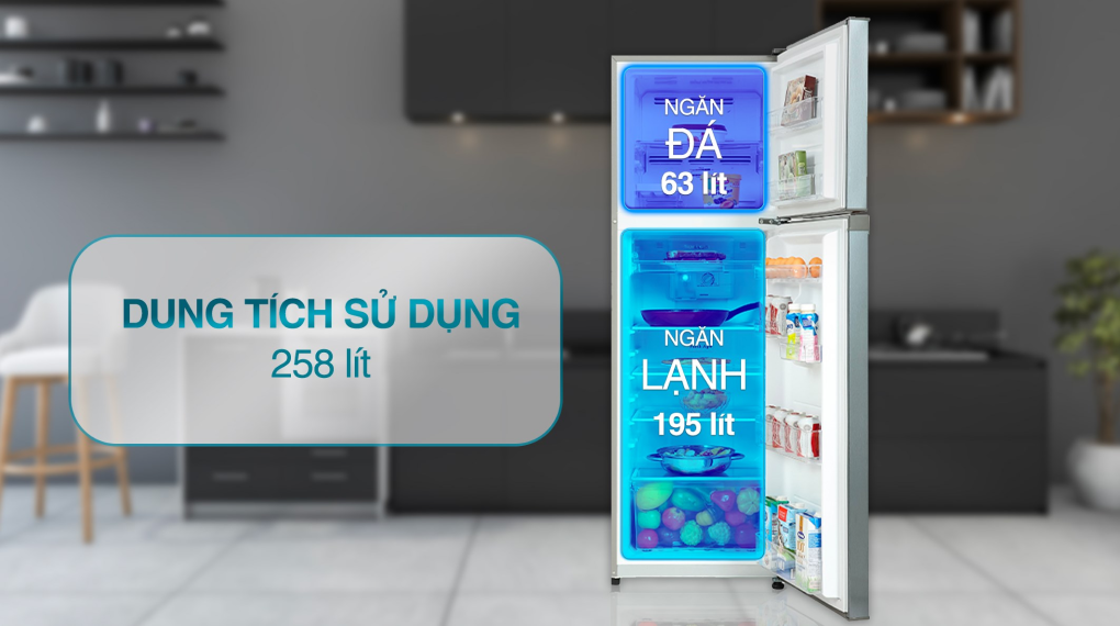 Tủ lạnh Casper Inverter 258 lít RT-270VD - hình 2