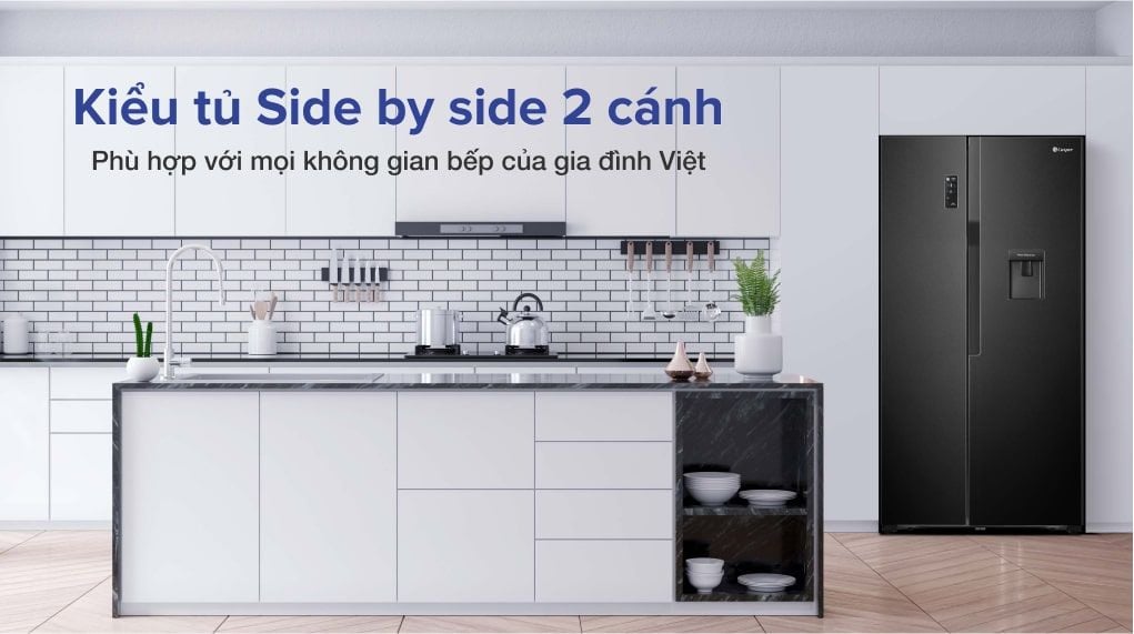 Tủ lạnh Casper Inverter 551 lít RS 575VBW - hình 1