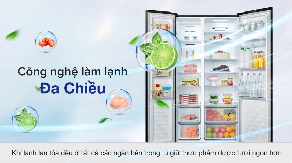Tủ lạnh Casper Inverter 551 lít RS 575VBW - hình 4