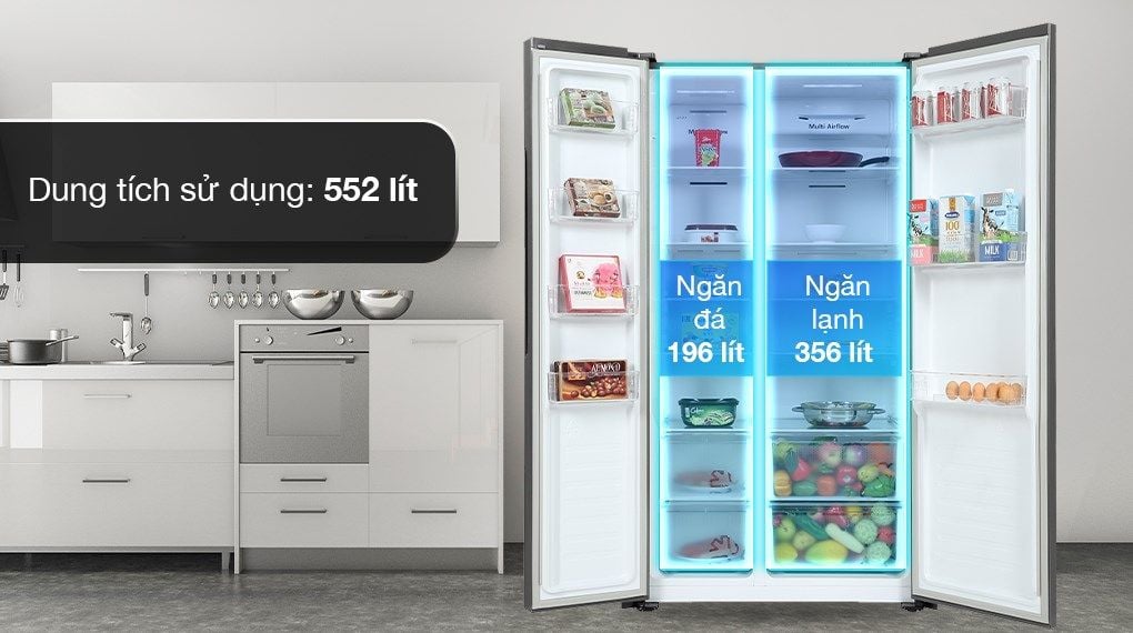 Tủ lạnh Casper Inverter 552 lít RS-570VT - hình 2