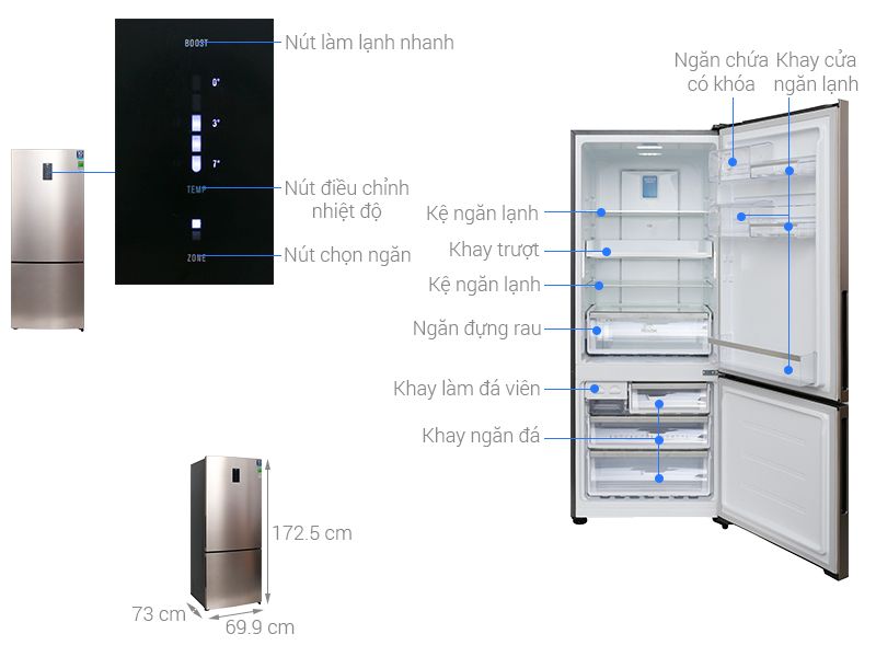 Tủ Lạnh Electrolux EBE4502GA - hình 1