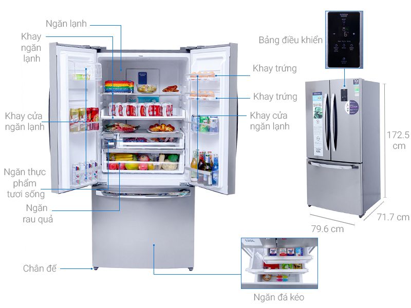 Tủ Lạnh Electrolux EHE5220AA - hình 1