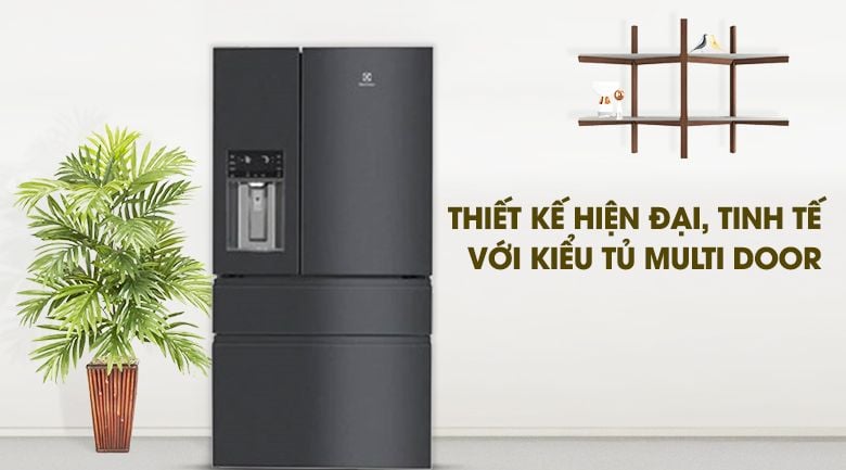 Tủ Lạnh Electrolux Inverter 4 cửa EHE6879A-B / Tặng lò vi sóng âm tủ 12.880.000đ - hình 1