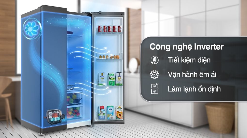 Tủ lạnh Electrolux ESE6600A-AVN - 624 lít - hình 3