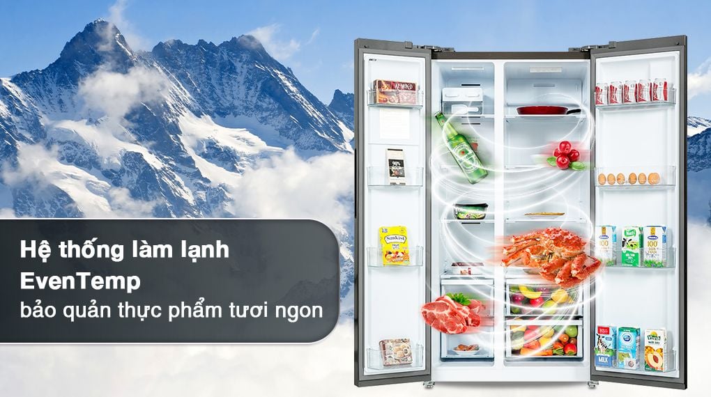 Tủ lạnh Electrolux ESE6600A-AVN - 624 lít - hình 4