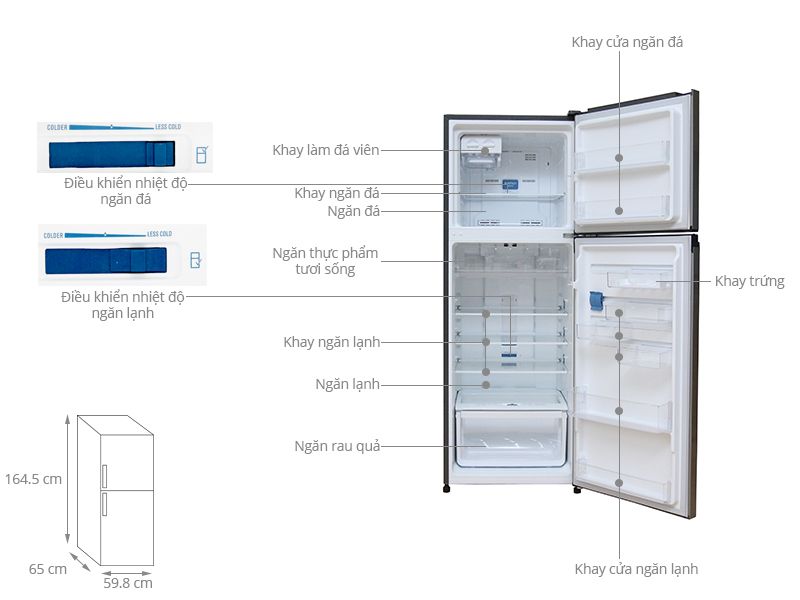 Tủ Lạnh Electrolux ETB3200MG - hình 1