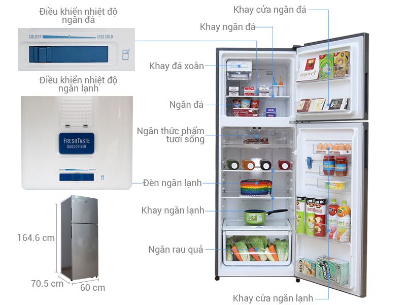 Tủ Lạnh Electrolux ETB3202MG - hình 1