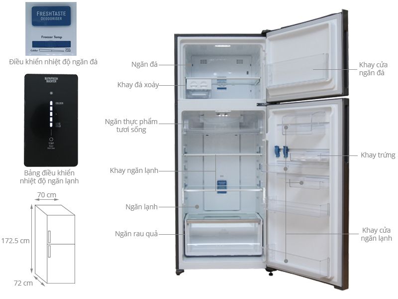 Tủ Lạnh Electrolux ETB4602AA - hình 1