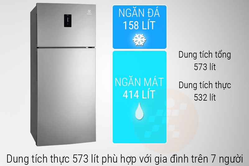Tủ Lạnh Electrolux ETB5702AA - hình 1