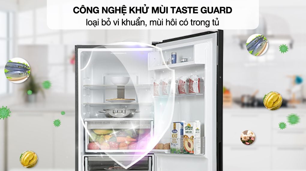 Tủ lạnh Electrolux Inverter 308 Lít EBB3402K-H - hình 5
