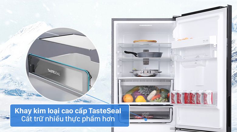 Tủ lạnh Electrolux Inverter 308 lít EBB3442K-H - hình 2