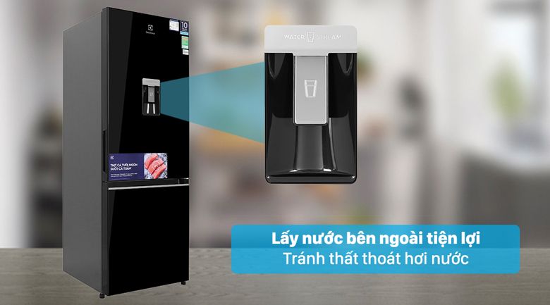 Tủ lạnh Electrolux Inverter 308 lít EBB3442K-H - hình 4