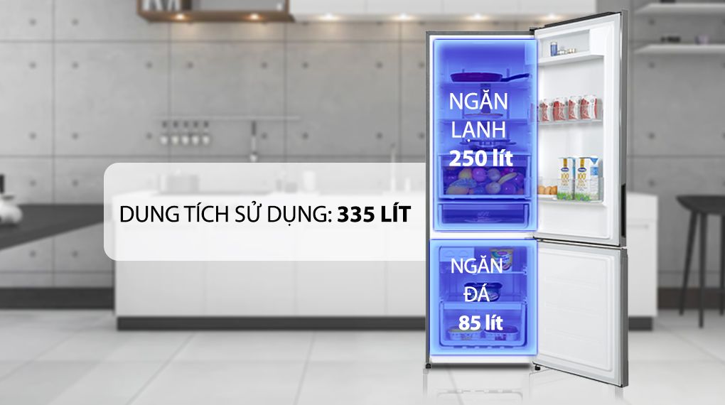 Tủ lạnh Electrolux Inverter 335 Lít EBB3702K-A - hình 2