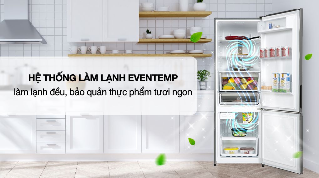 Tủ lạnh Electrolux Inverter 335 Lít EBB3702K-A - hình 4