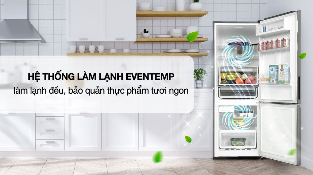 Tủ lạnh Electrolux Inverter EBB3402K-A 308 Lít - hình 4