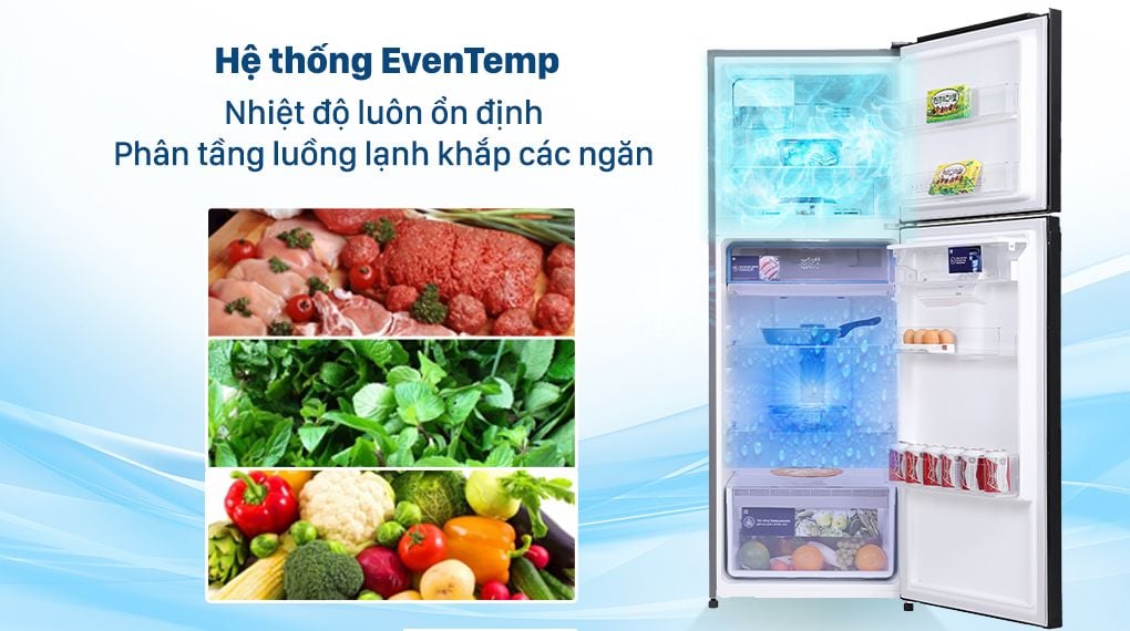Tủ lạnh Electrolux Inverter ETB3440K-H 312 lít - hình 1