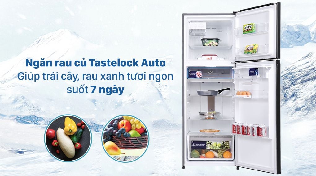 Tủ lạnh Electrolux Inverter ETB3440K-H 312 lít - hình 5