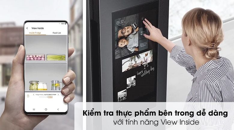 Tủ lạnh Family Hub Samsung Inverter 616 lít RS64T5F01B4/SV - hình 2