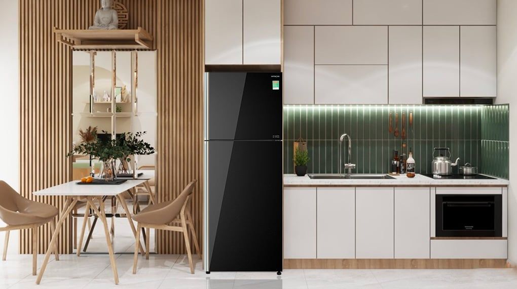 Tủ lạnh Hitachi Inverter 366 lít R-FVX480PGV9 GBK - hình 1