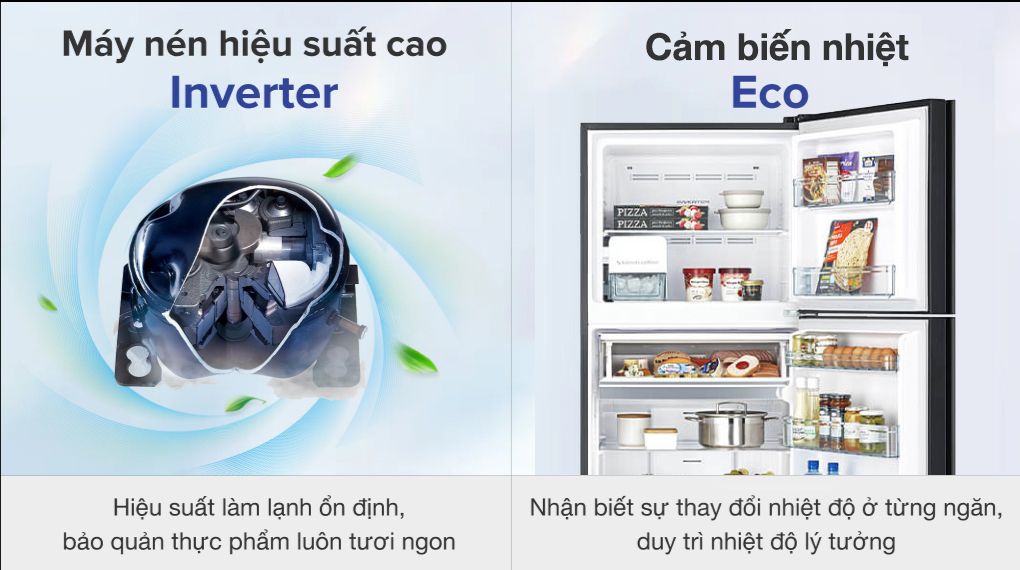 Tủ lạnh Hitachi Inverter 390 lít R-FVY510PGV0 GBK - hình 3