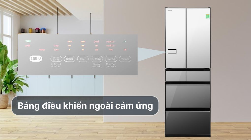 Tủ lạnh Hitachi Inverter 540 lít Multi Door R-HW540RV(XK) - hình 5