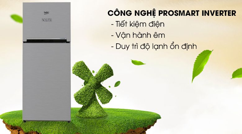 Tủ lạnh Inverter 188 lít Beko RDNT200I50VS - hình 2