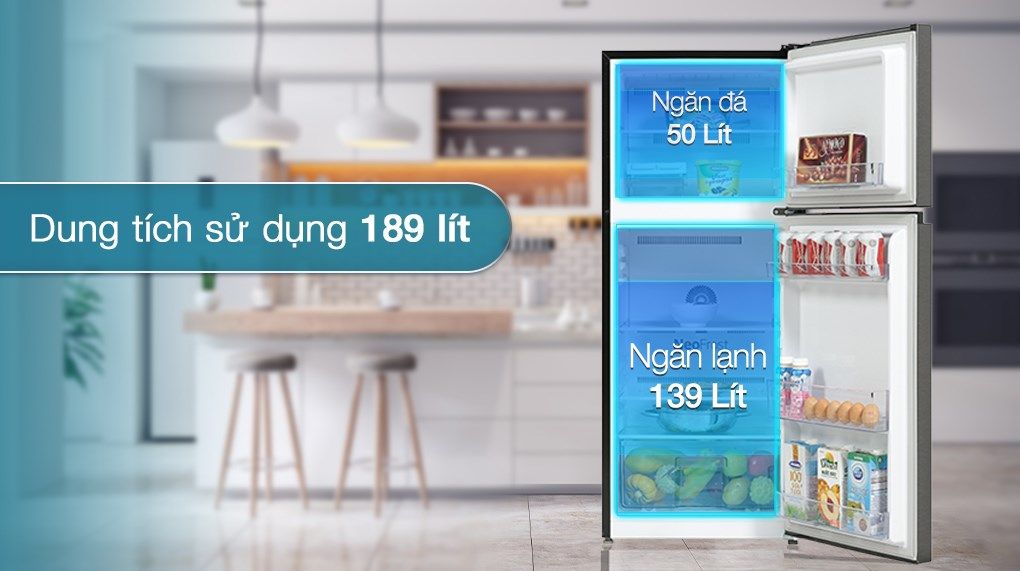 Tủ lạnh Inverter 189 lít Beko RDNT201I50VK - hình 2